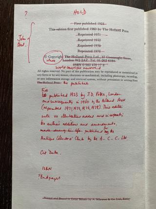 The title page with instructions to the reviser The title page with instructions to the reviser