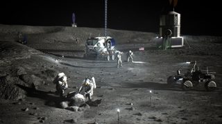 Image from the original NASA are going back to the moon... eventually. section.