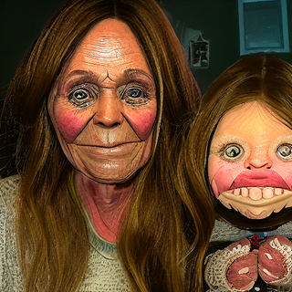 Image from the original Why Does This Horrifying Woman Keep Appearing in AI-Generated Images? section.