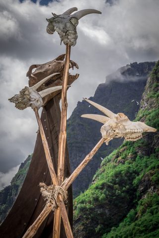 Image from the original Iceland's Macabre 'Nithing Pole' Curses section.