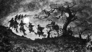 Image from the original Why do witches ride broomsticks? section.