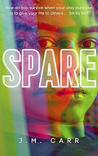 Cover of 'Spare' - a woman, fractured