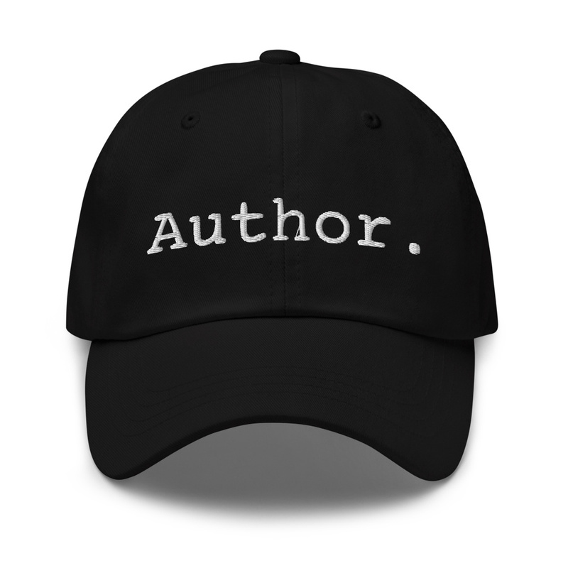 Embroidered 'Author' hat